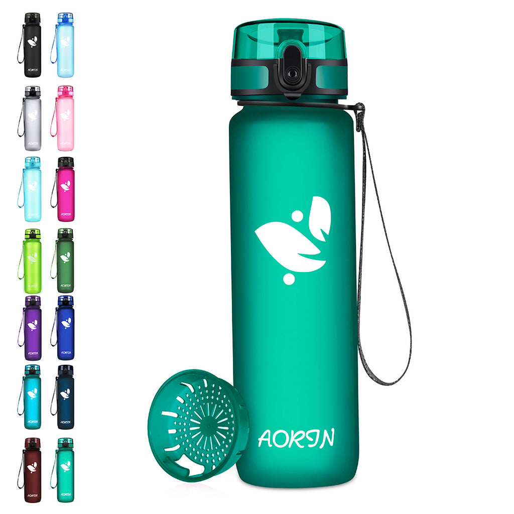 Stainless Steel Sports Water Bottle I Push Button Cap (750 ml)